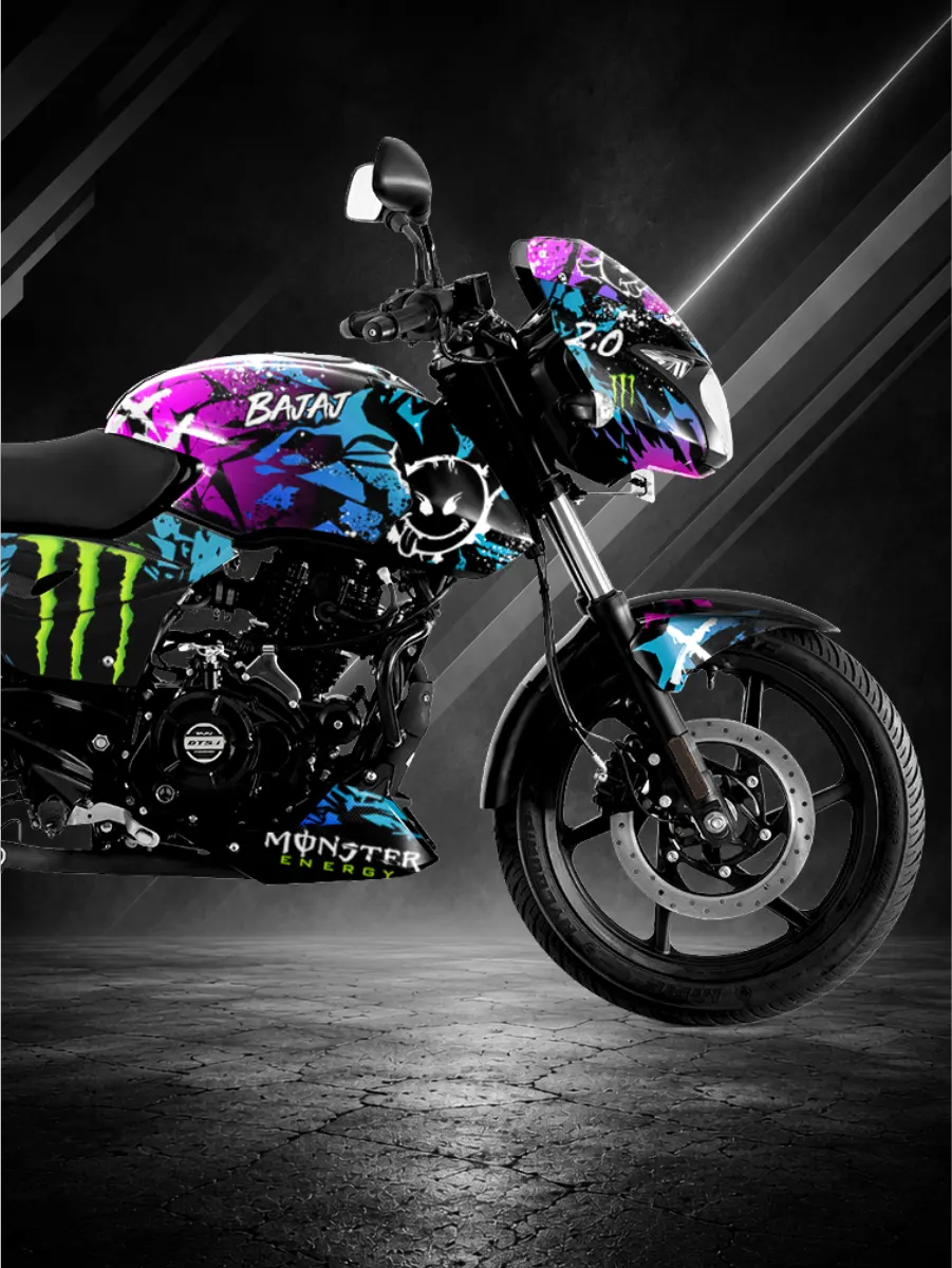 Stickers para Bajaj Pulsar180 - MotoGraphix