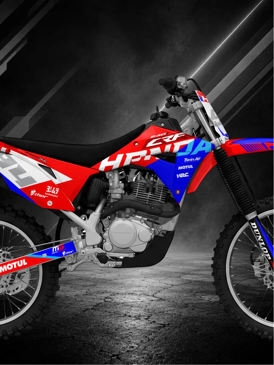 Stickers para Honda Crf230F Biker - MotoGraphix