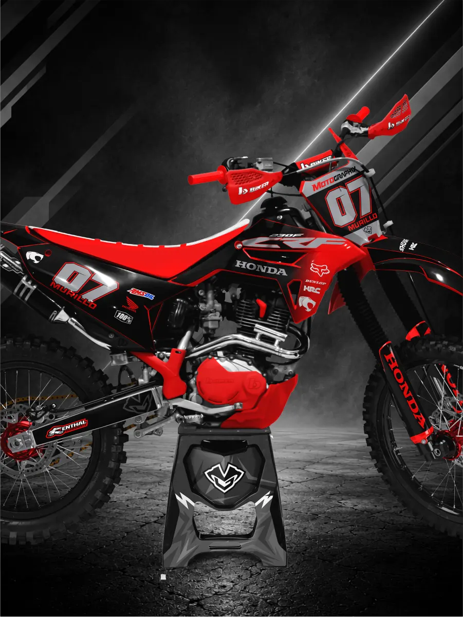 Stickers para Honda Crf230F R1De - MotoGraphix